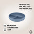 Mikk-Line Silicone Plate Tableware Faded Denim